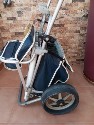 Carro  vintage porta palos de golf  GEMINI plus