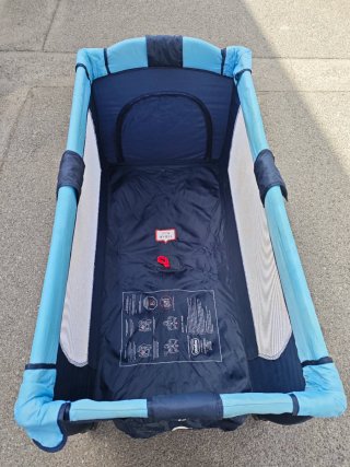 Cuna de viaje Asalvo azul