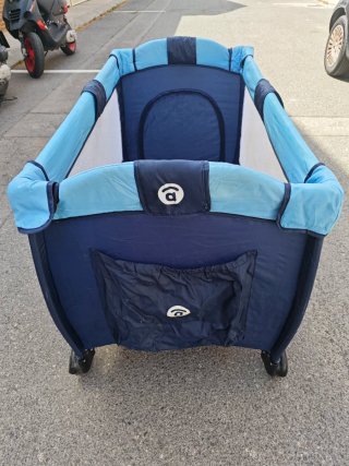Cuna de viaje Asalvo azul