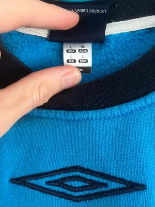 Sudadera Umbro Azul Vintage