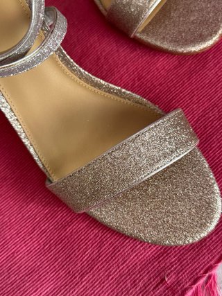 Sandalias piel Michael Kors doradas/plateadas