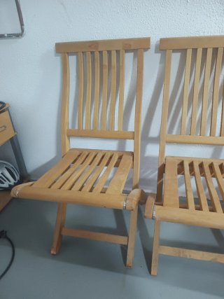 Sillas de madera para jardín