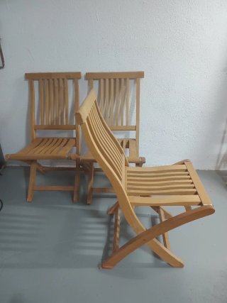 Sillas de madera para jardín