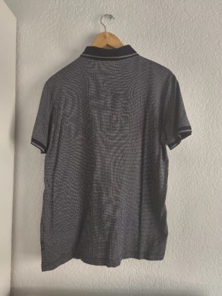 Polo Hugo Boss Talla L Azul y Gris