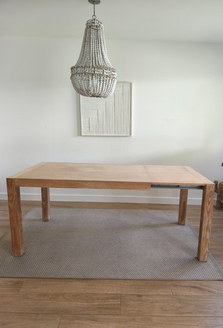 Mesa comedor extensible madera 140/190
