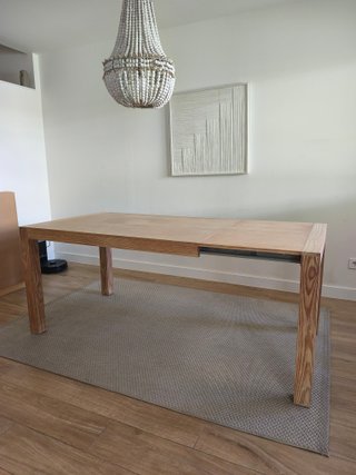 Mesa comedor extensible madera 140/190
