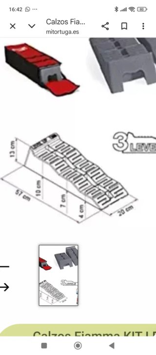 Calzos Nivelación Autocaravana (2 unidades)