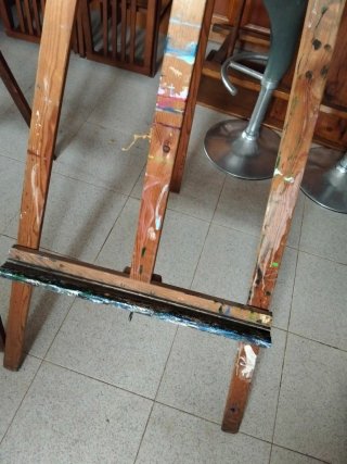 2 Caballetes de Pintor Madera (15€ unidad)