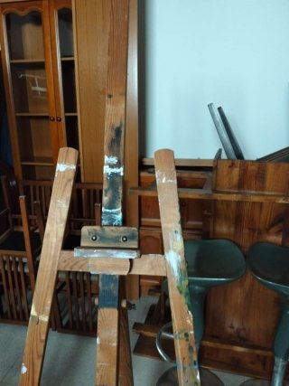2 Caballetes de Pintor Madera (15€ unidad)