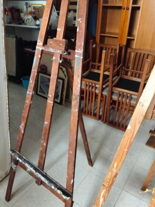 2 Caballetes de Pintor Madera (15€ unidad)