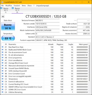 SSD Crucial BX500 120GB SATA 2,5''