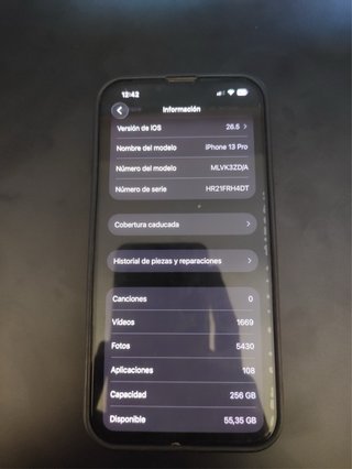 Iphone 13 pro 256gb 82% bateria