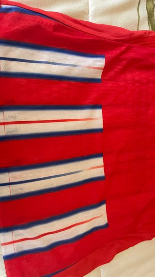 Camiseta Nike Fútbol Rayas Rojas y Azules