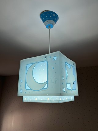 Lámpara infantil luna y estrellas