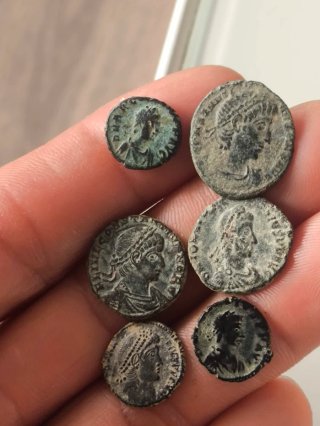 Lotto 6 Monete Romane del Basso Impero