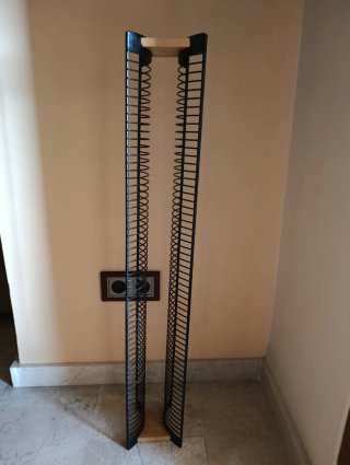 Expositor CDs Metal y Madera