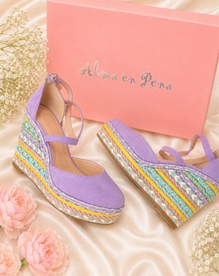 Cuñas Alma en Pena Multicolor Talla 37