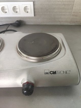 Fornello elettrico doppio portatile