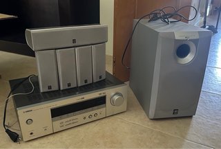 Equipo Sonido Yamaha 5.1 Gris/Plata