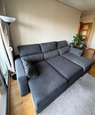 Sofá Eskilstuna Ikea 3 plazas chaiselongue