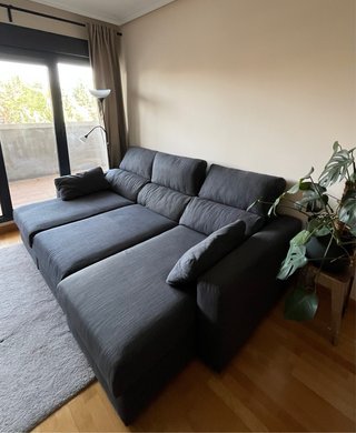 Sofá Eskilstuna Ikea 3 plazas chaiselongue