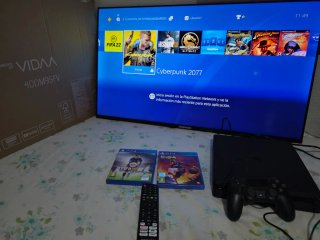 TV Daewoo 40 + PS4 (PlayStation 4) + Juegos