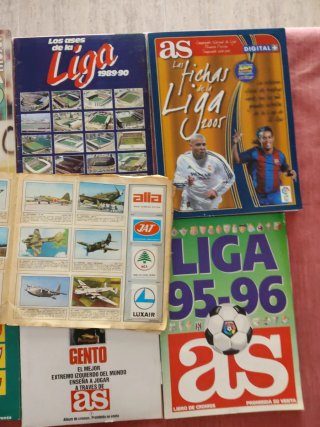 Álbumes Fútbol AS.  Coleccionismo son antiguos