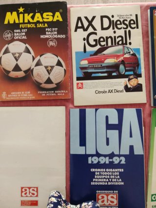 Álbumes Fútbol AS.  Coleccionismo son antiguos