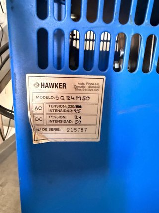 Cargador Batería Fenwick F7BTDX-0009HX-2