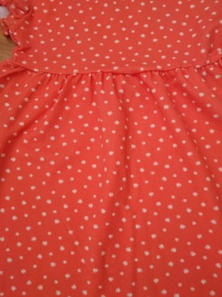 Vestido estampado flores 9-10 años