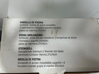 Parrilla Piedra Casa + Líquido Combustible regalo