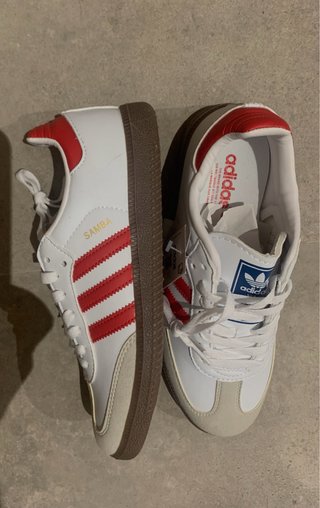 Adidas Samba Blancas y Rojas