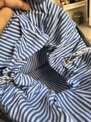 Borsa uncinetto rotonda