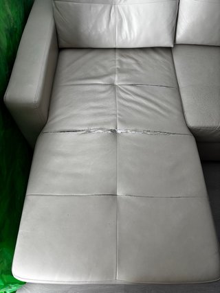 Sofá Ikea Ragunda Beige Piel Sintética