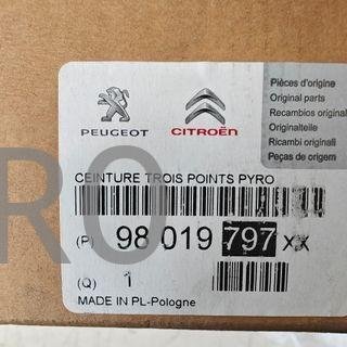 CINTURON SEGURIDAD DELANTERO DERECHO PEUGEOT NUEVO