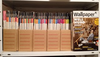 Revista WALLPAPER, 72 ejemplares (de 3/06 y 4/11)