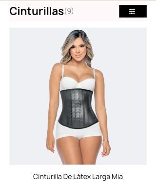 Faja Colombiana Cinturilla Negra