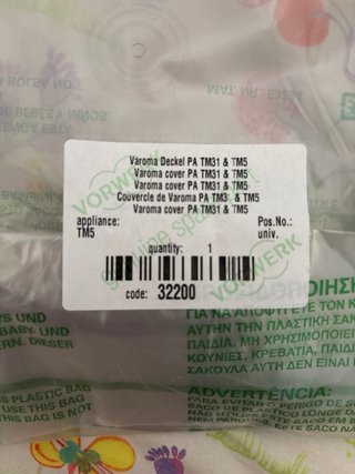 Tapa Varoma Thermomix TM31 y Tm5 Nueva