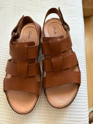 Sandalias Clarks Piel Caballero Talla 43 Nuevas