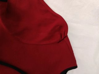 Blusa Zara Mujer Roja Viscosa