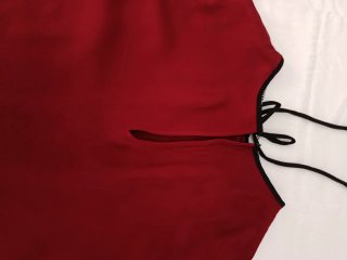 Blusa Zara Mujer Roja Viscosa