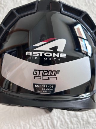 Casco Moto Astone GT1200F Negro/Gris