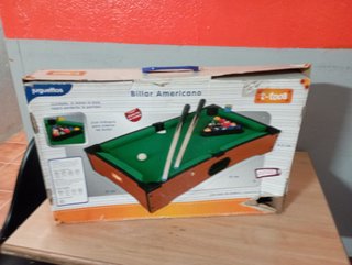 Mini Billar Americano Madera +50cm