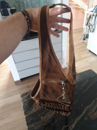 Chaleco Canana Cuero Marrón