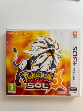 Cartuccia e scatola di Pokémon Sole Nintendo 3DS