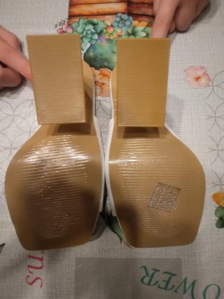 Scarpe tacco geometrico donna 35 nuove mai utilizz