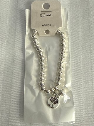 Pulsera Cuna Acero con árbol de la vida