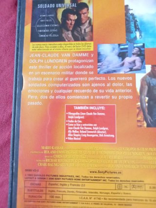 Soldado Universal DVD Jean-Claude Van Damme