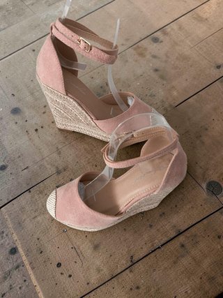 sandalias de tacon de cuña