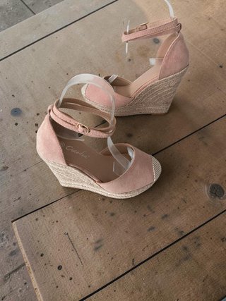 sandalias de tacon de cuña